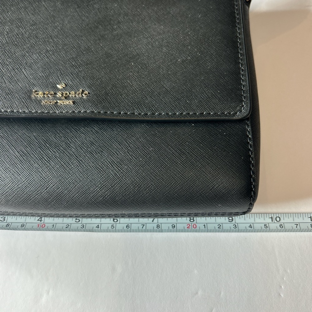 Kate Spade Black Patterned Interior Crossbody Han… - image 5